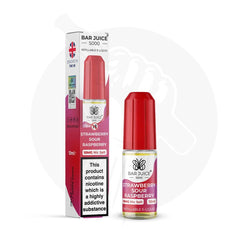 Strawberry Sour Raspberry Bar Juice 5000 Nic Salts E liquid
