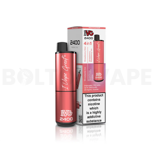 Strawberry Edition IVG 2400 Disposable Vape