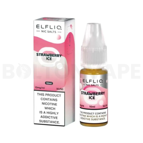 Strawberry Ice 10ml Nic Salt E-Liquid by Elf Bar ELFLIQ