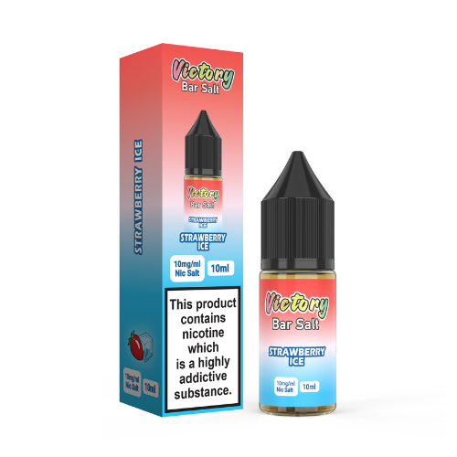 Strawberry Ice 10ml Bar Salt Nic Salt E-Liquid By Victory Juice