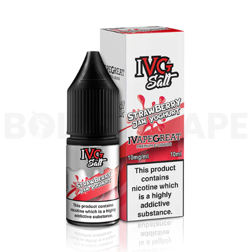 Strawberry Jam Yoghurt 10ml Nicotine E-Liquid by IVG