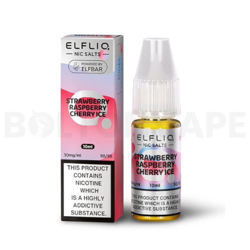 Strawberry Raspberry Cherry Ice 10ml Nic Salt E-Liquid by Elf Bar ELFLIQ