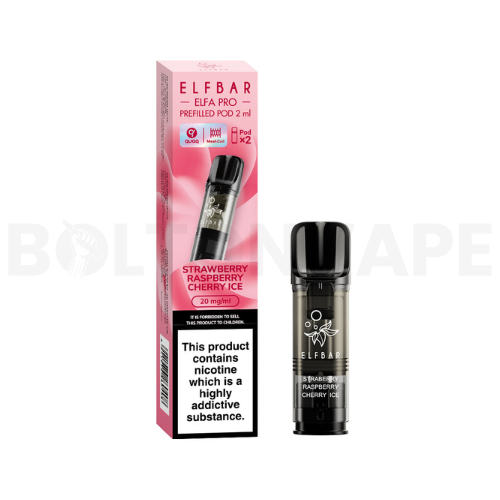 Elfbar Elfa Pro Strawberry Raspberry Cherry Ice Prefiiled