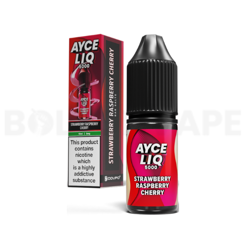 Strawberry Raspberry Cherry 10ml Nic Salt E-Liquid by Dovpo Ayce Liq 5000