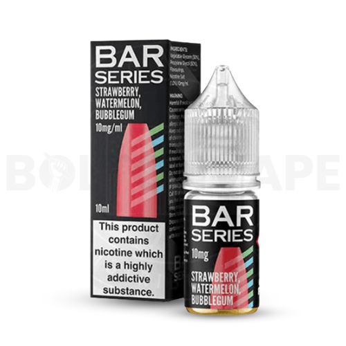 Strawberry Watermelon Bubblegum 10ml Nic Salt E-liquid by Bar Series