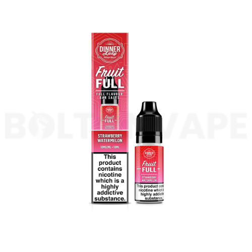 Strawberry Watermelon Nic Salt E-Liquid by Dinner Lady Fruit Full