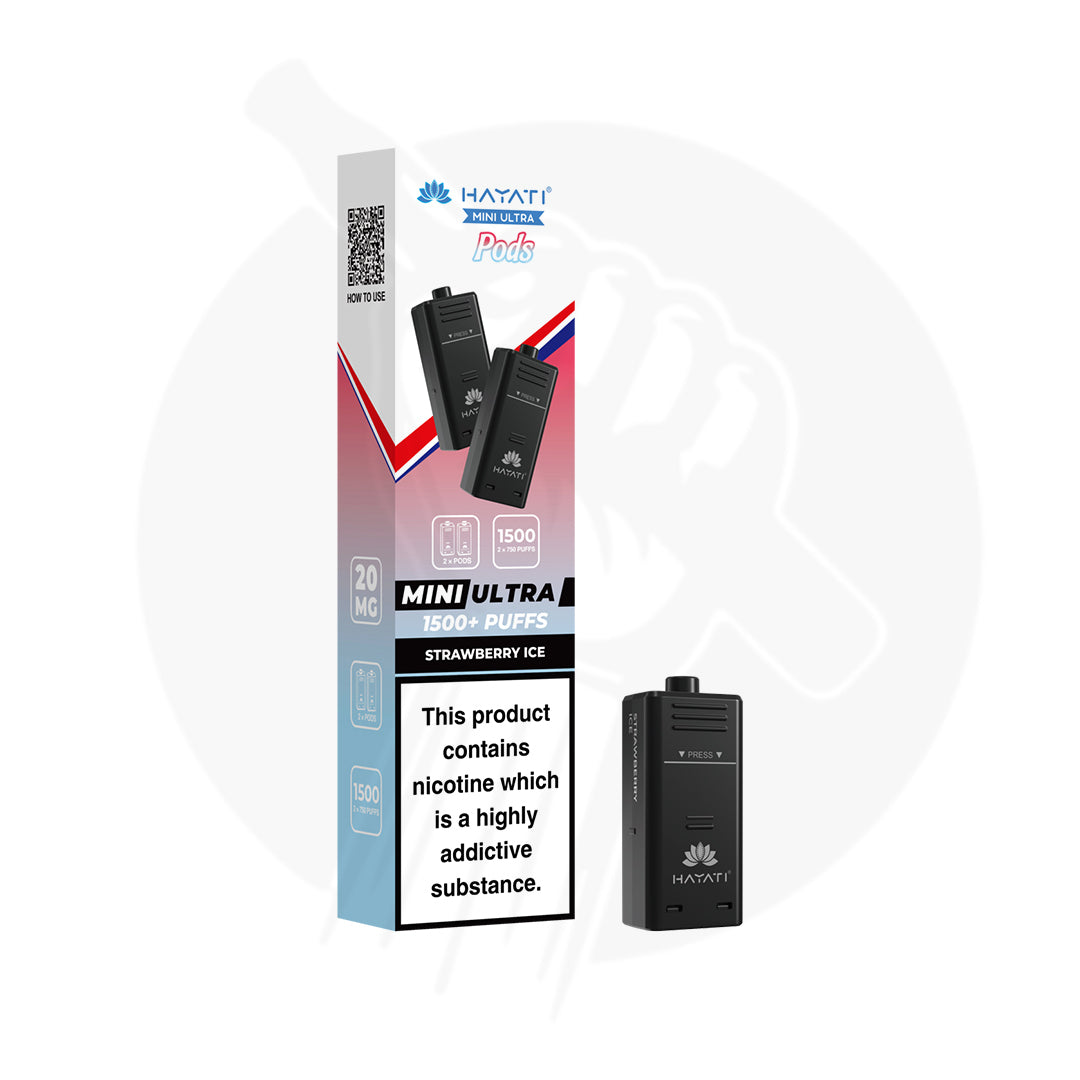 Strawberry Ice Hayati Mini Ultra 1500 Refill Pods