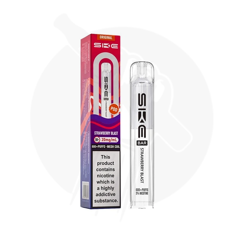 Strawberry Blast Prefilled Replacement Pods By SKE Bar 600