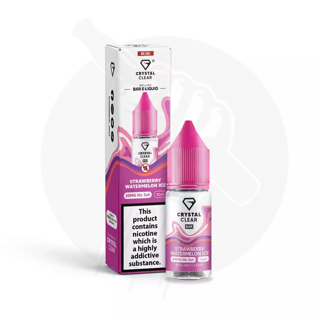 Crystal Clear Bar Salt 10ml E-liquid - Pack of 10