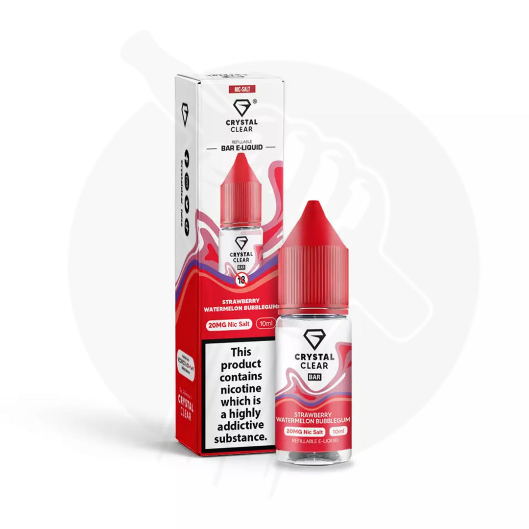 Crystal Clear Bar Salt 10ml E-liquid - Pack of 10
