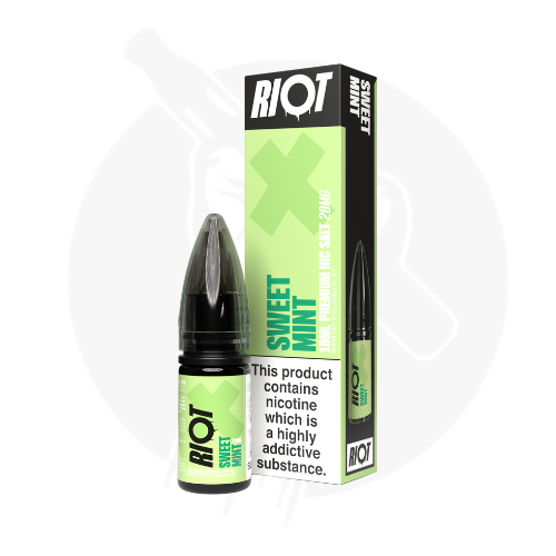 Sweet Mint 10ml Nic Salt E-liquid By Riot X