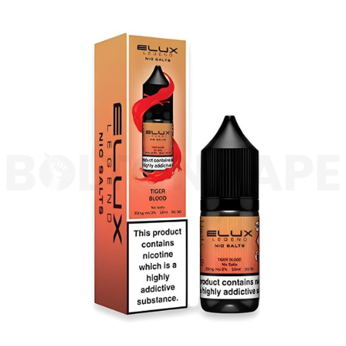 Tiger Blood 10ml Nic Salt E-Liquid by Elux Legend