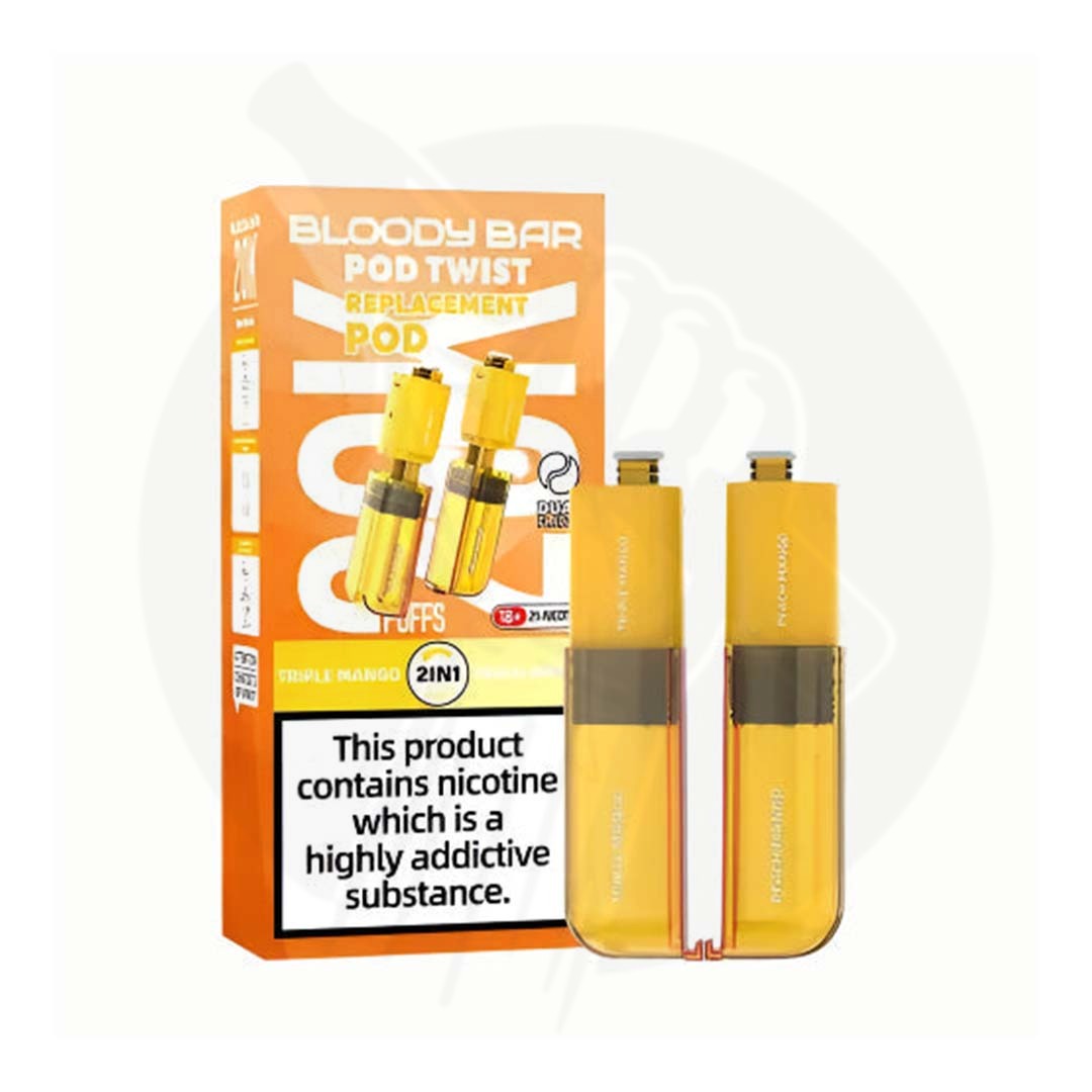 Triple Mango & Peach Mango Bloody Bar Ultra Twist 20K Refill Pack