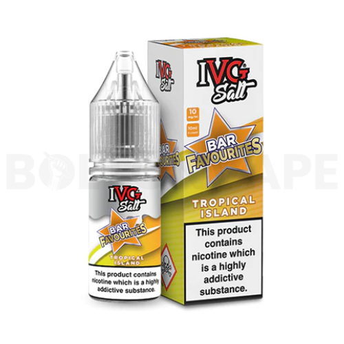 Tropical Island 10ml Nic Salt E-Liquid by IVG Bar Favourites