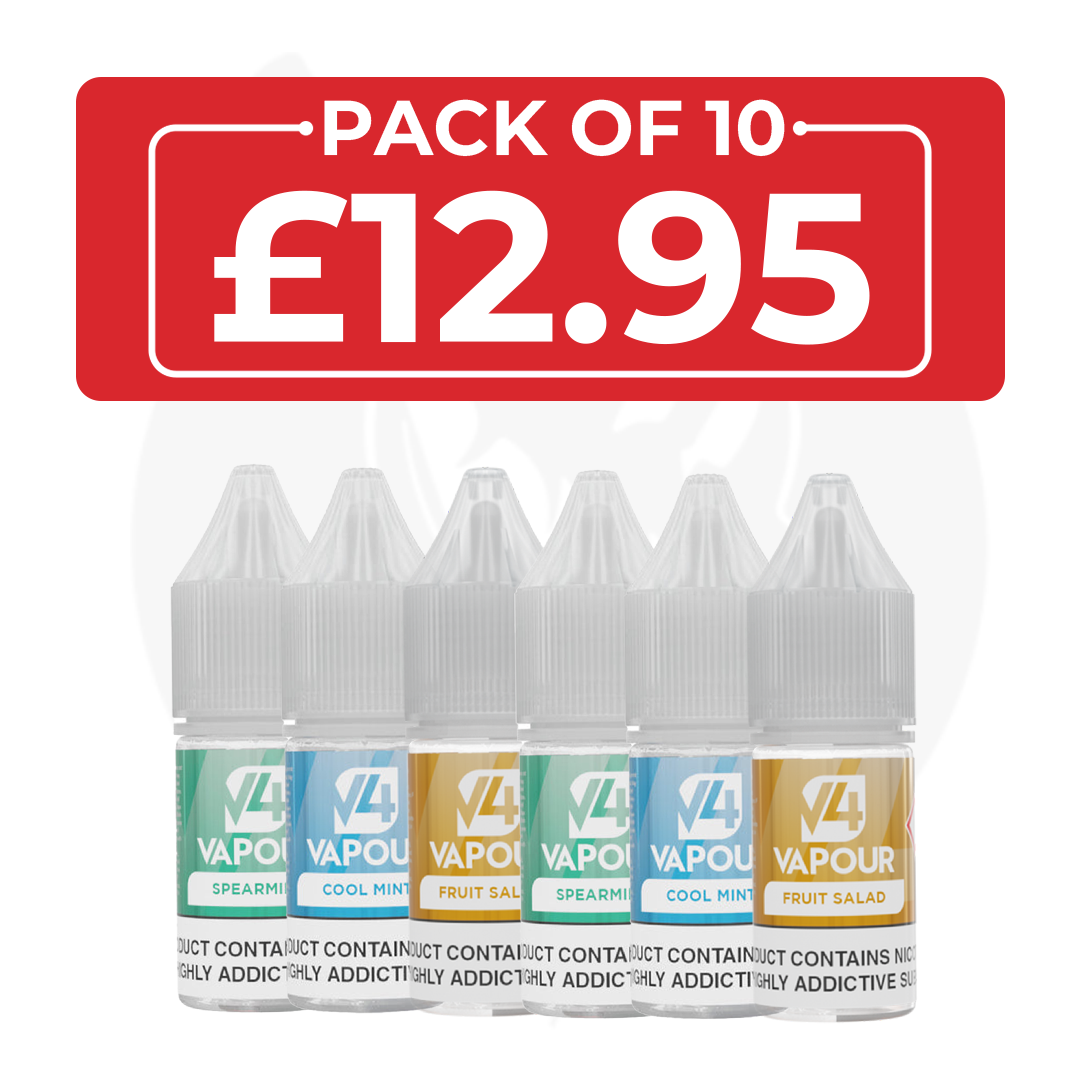 V4 Vapour 10ml Vape Juice - Box of 10