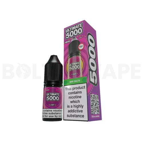 VMT 10ml Nic Salt E-Liquid By Ultimate Bar 5000