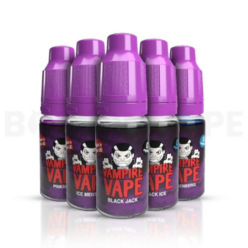 10 x 10ml Vampire Vape E Liquid -  Pack Of 10