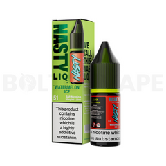 Watermelon Ice 10ml Nic Salt E-Liquid By Nasty Liq