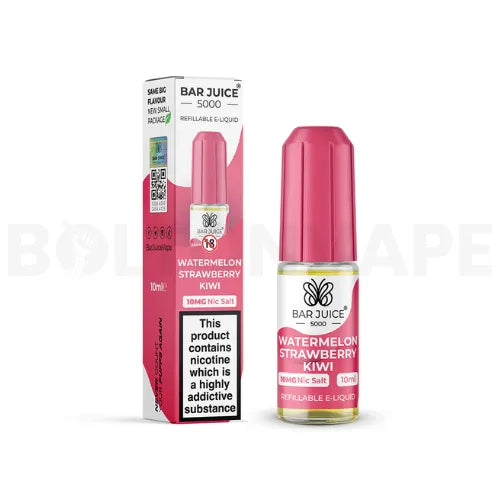 Watermelon Strawberry Kiwi Bar Juice 5000 Nic Salt e-liquids