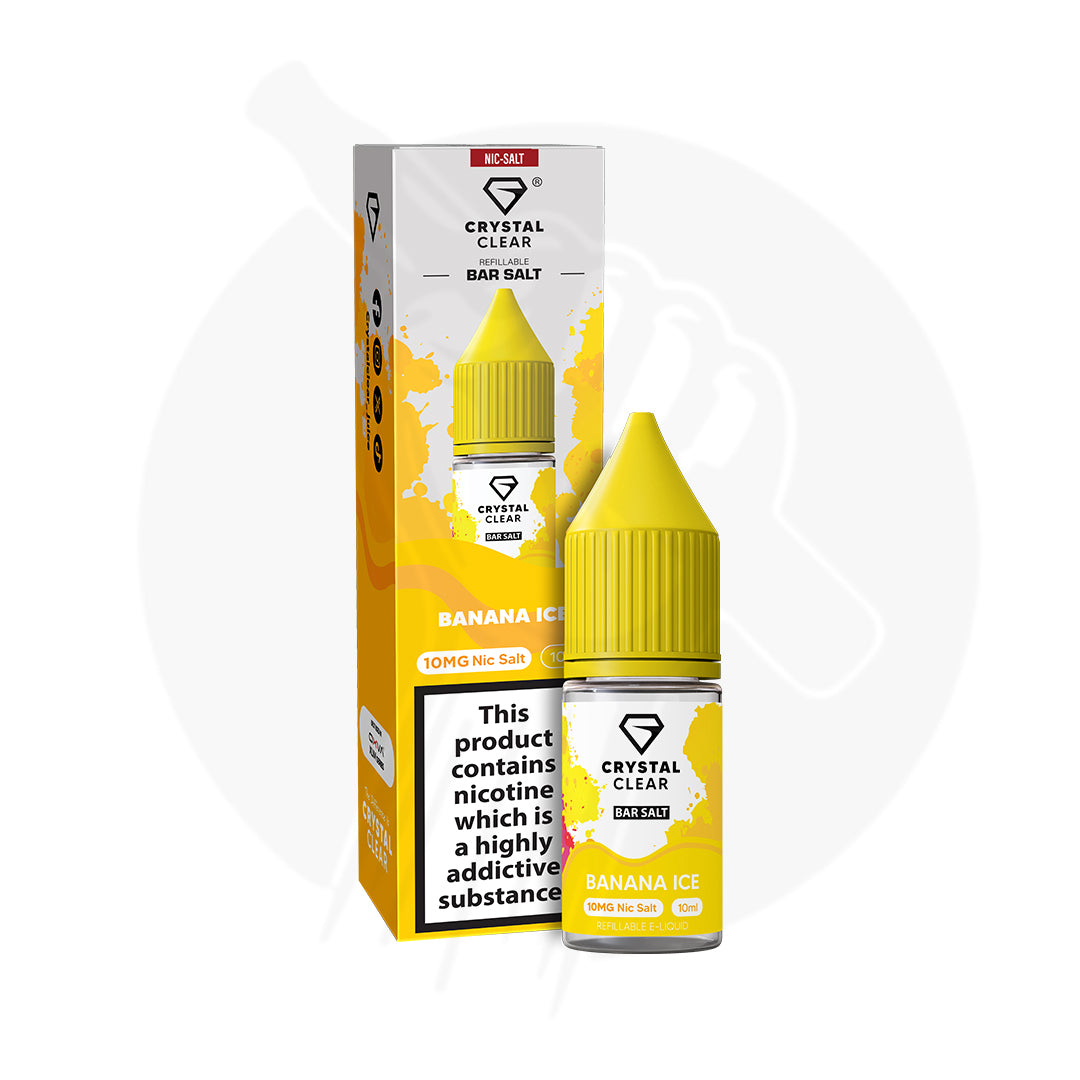 Crystal Clear Bar Salt 10ml E-liquid - Pack of 10