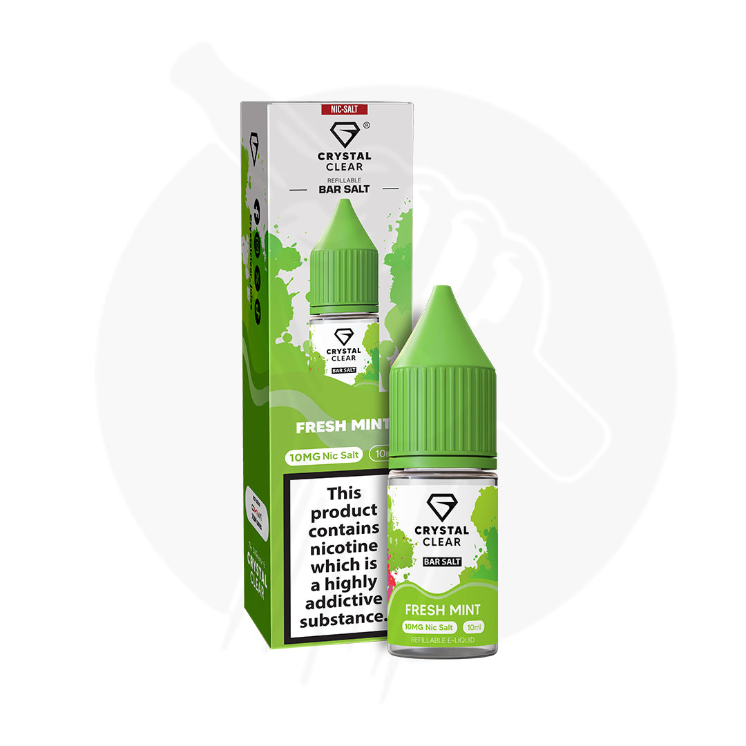 Crystal Clear Bar Salt 10ml E-liquid - Pack of 10