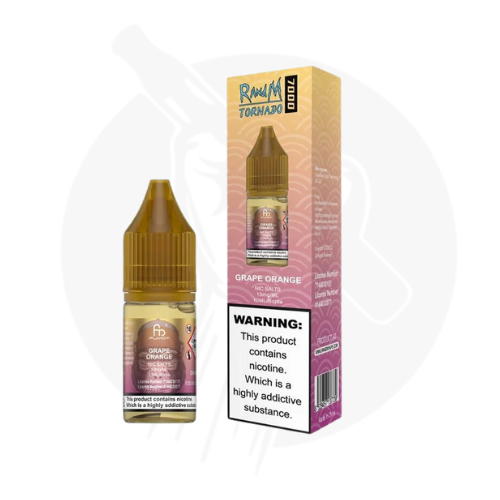 Grape Orange 10ml Nic Salt E-Liquid By R and M Tornado 7000