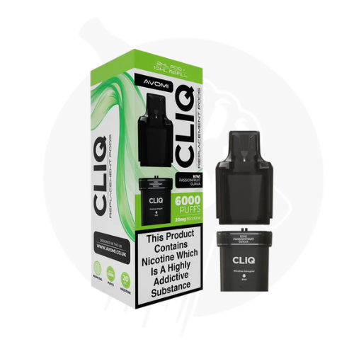 Kiwi Passionfruit Guava Avomi Cliq 6000 Refill Pack Pods