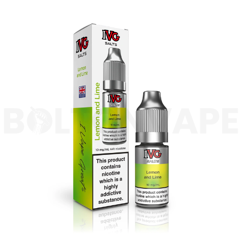 Lemon & Lime 10ml Nic Salt E-Liquid By IVG