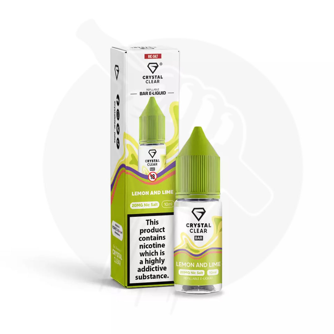 Crystal Clear Bar Salt 10ml E-liquid - Pack of 10