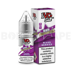 Mixed Berries 10ml Nic Salt E-Liquid by IVG Bar Favourites