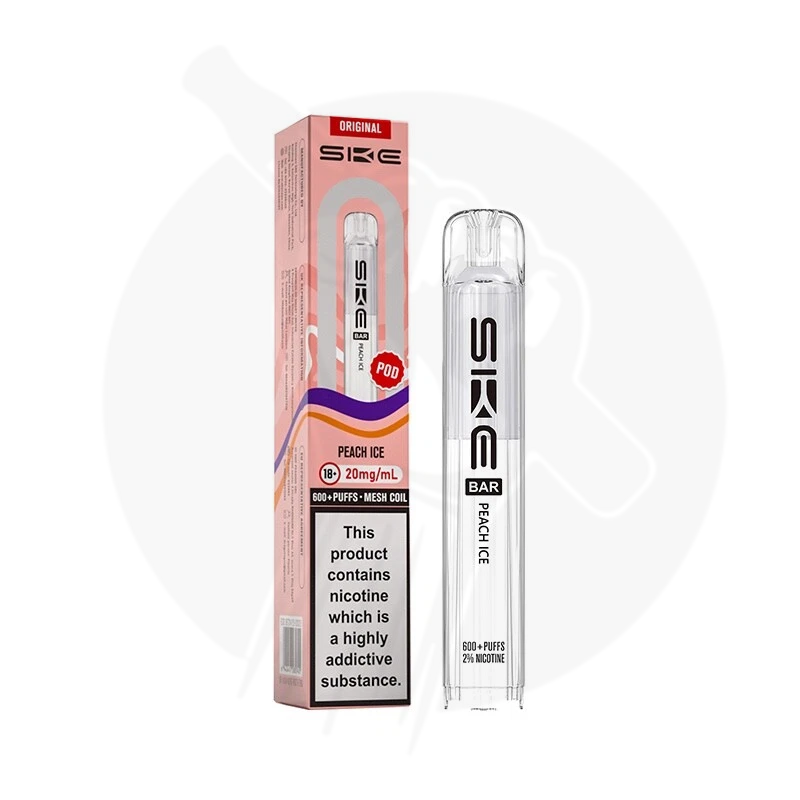  Peach Ice Prefilled Replacement Pods By SKE Bar 600