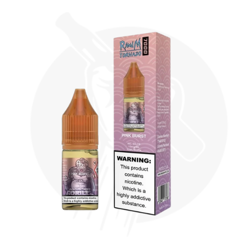 Pink Burst 10ml Nic Salt E-Liquid By R and M Tornado 7000