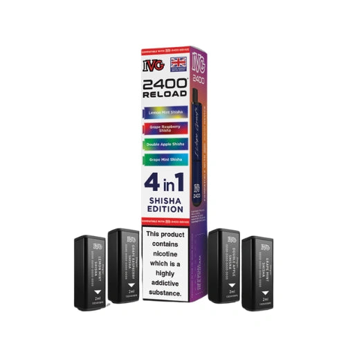 IVG 2400 4 in 1 Multi Flavour Edition Prefilled Reload Pods