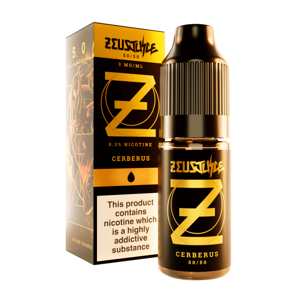 Cerberus 10ml 50/50 E-liquid by Zeus Juice