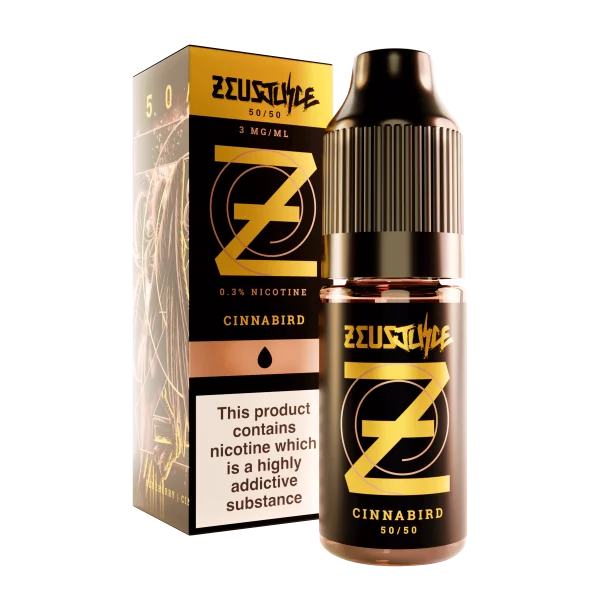 Cinnabird 10ml 50/50 E-liquid by Zeus Juice