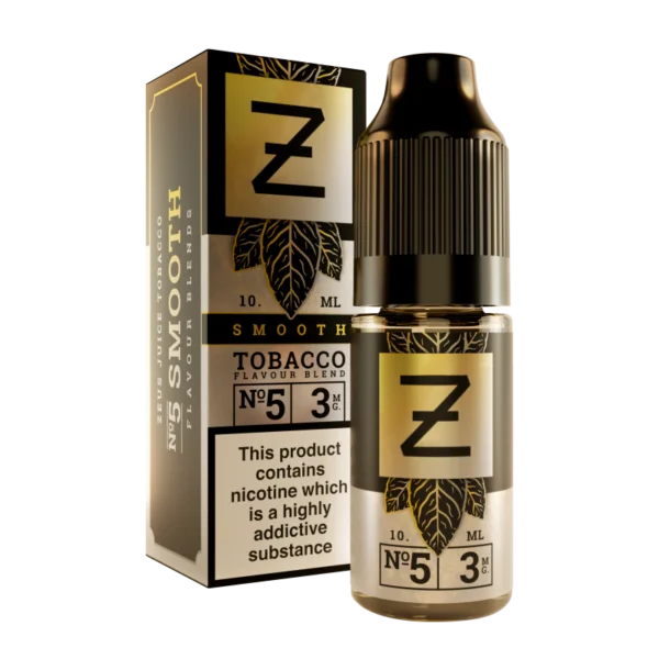 Smooth Tobacco 10ml 50/50 E-liquid by Zeus Juice