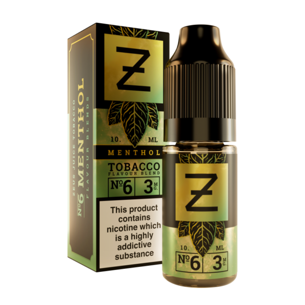 Menthol Tobacco 10ml 50/50 E-liquid by Zeus Juice