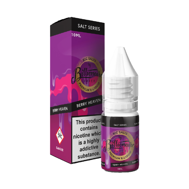 Berry Heaven 10ml Nic Salt E-Liquid by Billionaire Juice