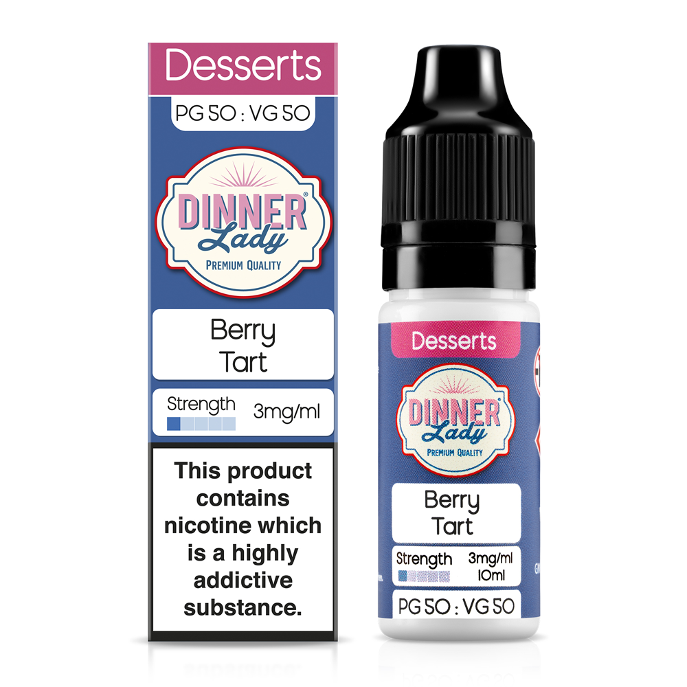 Berry Tart 10ml 50/50 E-Liquid By Dinner Lady