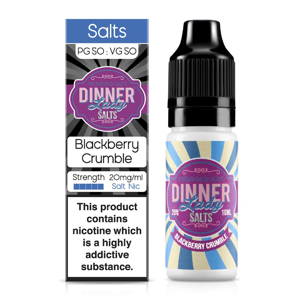 Blackberry Crumble 10ml Nic Salt E-Liquid By Dinner Lady