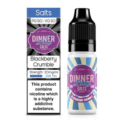 Blackberry Crumble 10ml Nic Salt E-Liquid By Dinner Lady