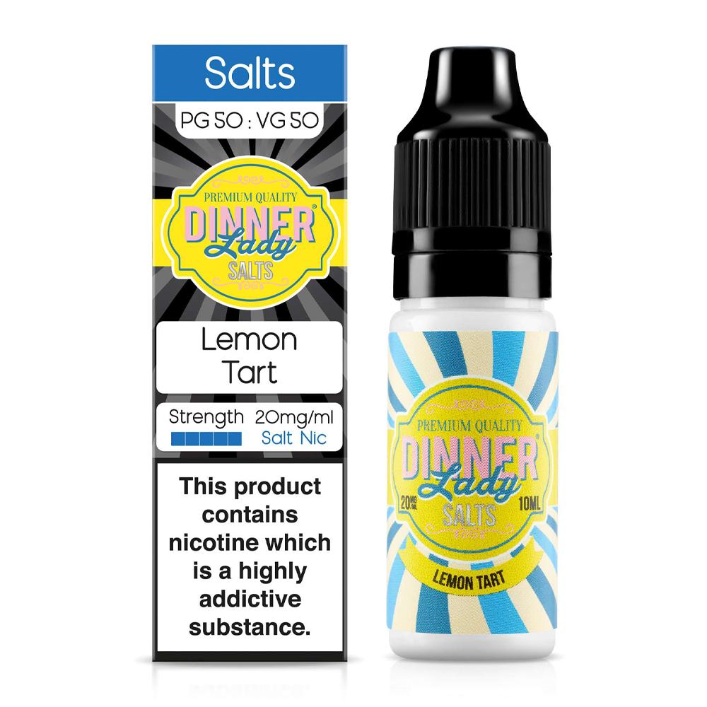 Lemon Tart 10ml Nic Salt E-Liquid By Dinner Lady