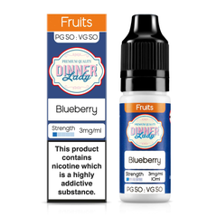 Blueberry 10ml 50/50 E-Liquid By Dinner Lady