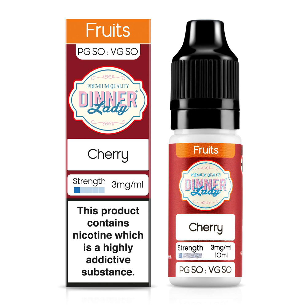 Cherry 10ml 50/50 E-Liquid By Dinner Lady