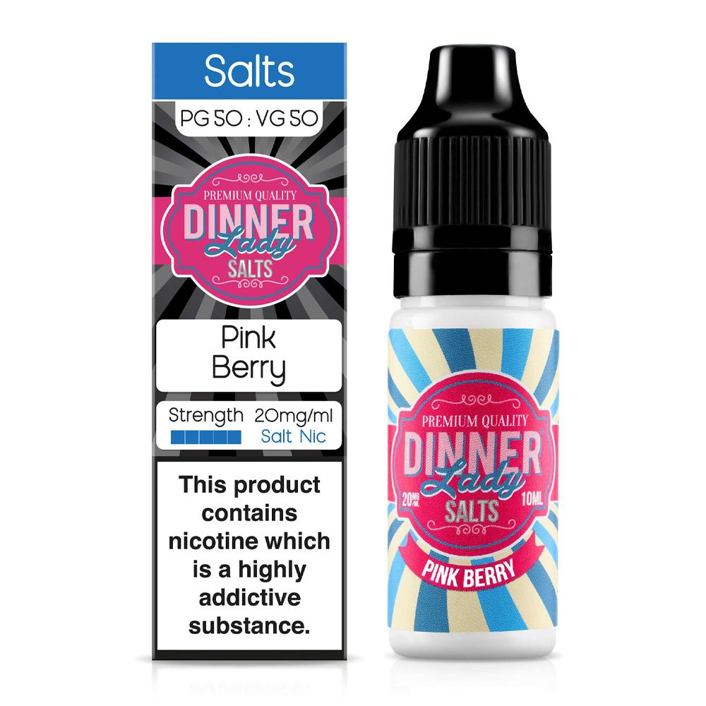 Pink Berry 10ml Nic Salt E-Liquid By Dinner Lady