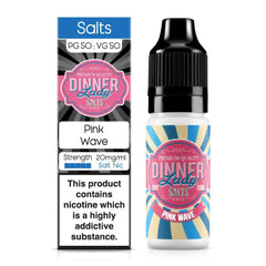 Pink Wave 10ml Nic Salt E-Liquid By Dinner Lady