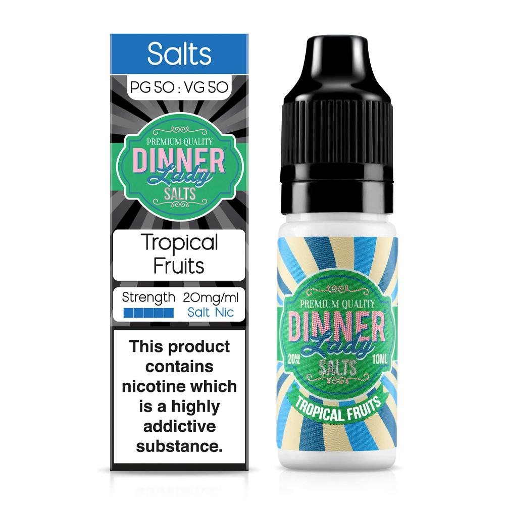 Tropical Fruits 10ml Nic Salt E-Liquid By Dinner Lady