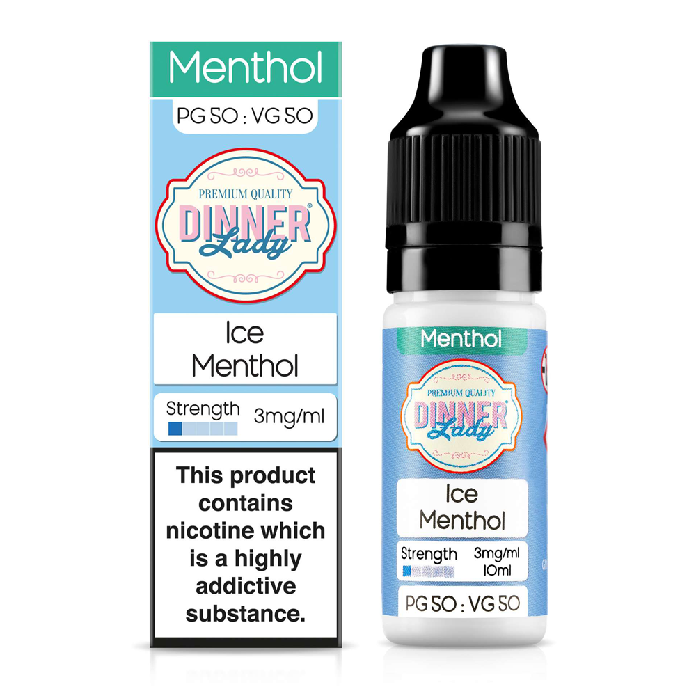 Ice Menthol 10ml 50/50 E-Liquid By Dinner Lady