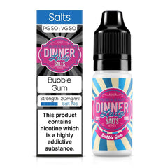 Bubble Gum 10ml Nic Salt E-Liquid By Dinner Lady