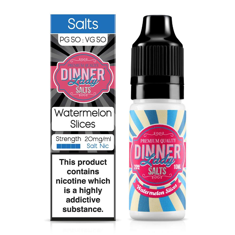 Watermelon Slices 10ml Nic Salt E-Liquid By Dinner Lady